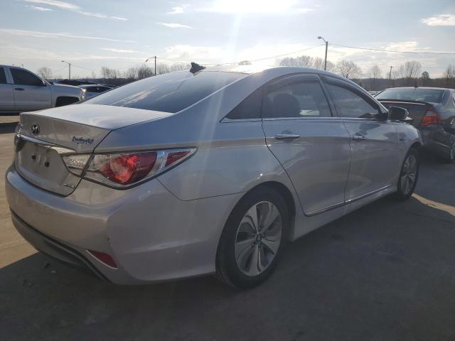 KMHEC4A44FA130397 - 2015 HYUNDAI SONATA HYBRID SILVER photo 3