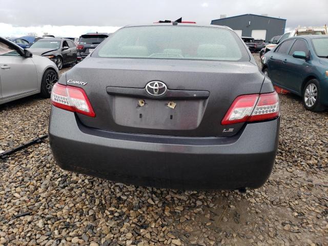 4T4BF3EK1BR176118 - 2011 TOYOTA CAMRY BASE GRAY photo 6