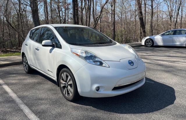 1N4AZ0CP7DC405043 - 2013 NISSAN LEAF S WHITE photo 1