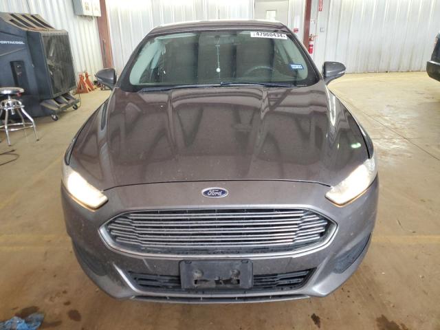 3FA6P0H71ER135816 - 2014 FORD FUSION SE GRAY photo 5