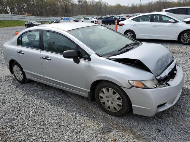 2HGFA16389H353241 - 2009 HONDA CIVIC VP SILVER photo 4