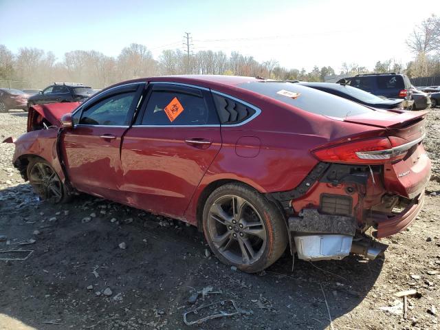 3FA6P0VP9HR311715 - 2017 FORD FUSION SPORT RED photo 2