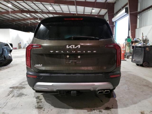 5XYP54HC9NG276409 - 2022 KIA TELLURIDE SX BROWN photo 6