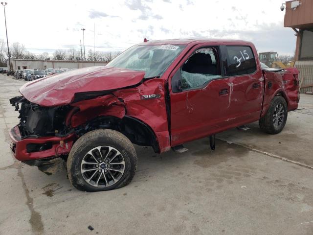 1FTEW1E56JFC77717 - 2018 FORD F150 SUPERCREW MAROON photo 1
