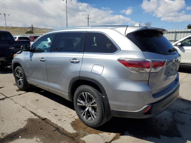 5TDJKRFHXGS324323 - 2016 TOYOTA HIGHLANDER XLE Gümüş foto 2