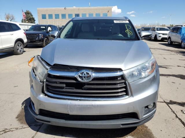 5TDJKRFHXGS324323 - 2016 TOYOTA HIGHLANDER XLE Gümüş foto 5