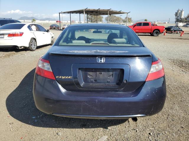 2HGFG12619H524426 - 2009 HONDA CIVIC LX BLUE photo 6