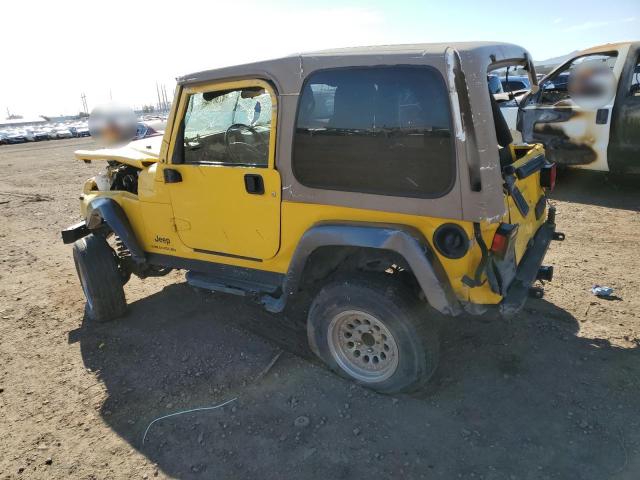 1J4FA39S04P781445 - 2004 JEEP WRANGLER X YELLOW photo 2