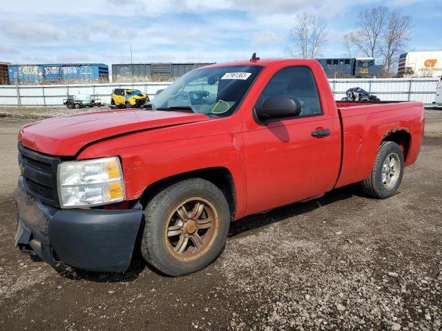 1GCEC14X87Z604539 - 2007 CHEVROLET SILVERADO C1500 CLASSIC RED photo 1