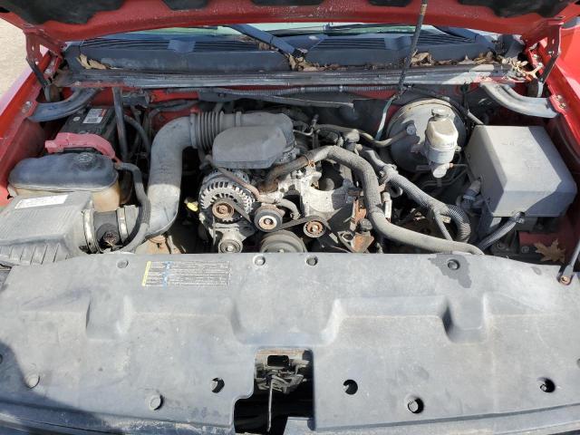 1GCEC14X87Z604539 - 2007 CHEVROLET SILVERADO C1500 CLASSIC RED photo 11