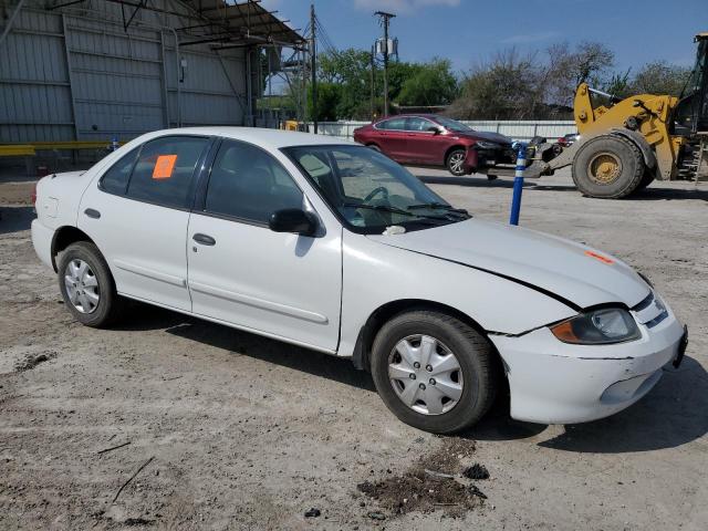 1G1JC52F537266225 - 2003 CHEVROLET CAVALIER WHITE photo 4