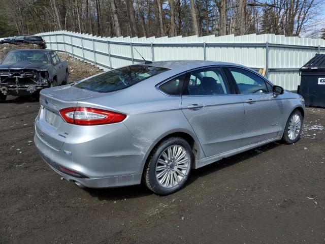 3FA6P0LU7ER230376 - 2014 FORD FUSION SE HYBRID SILVER photo 3