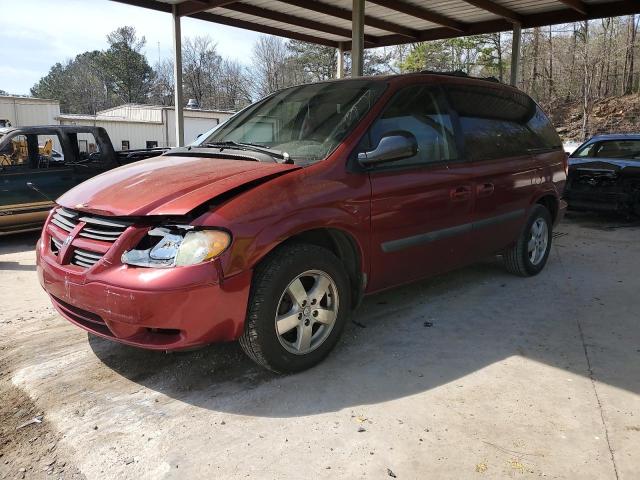 1D4GP45R76B573325 - 2006 DODGE CARAVAN SXT BURGUNDY photo 1