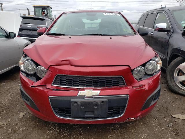 1G1JC5SH3D4104145 - 2013 CHEVROLET SONIC LT RED photo 5