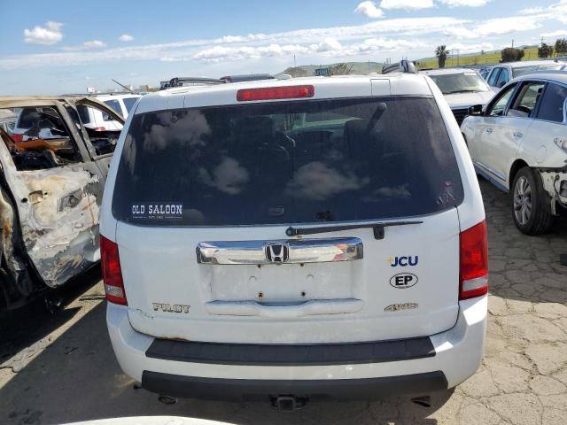 5FNYF48699B012602 - 2009 HONDA PILOT EXL WHITE photo 6