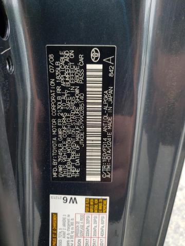 JTKDE167990285140 - 2009 TOYOTA SCION TC 灰色 照片 12