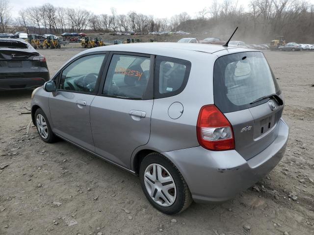 JHMGD384X7S068234 - 2007 HONDA FIT GRAY photo 2