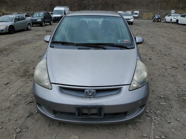 JHMGD384X7S068234 - 2007 HONDA FIT GRAY photo 5