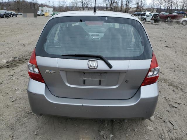 JHMGD384X7S068234 - 2007 HONDA FIT GRAY photo 6