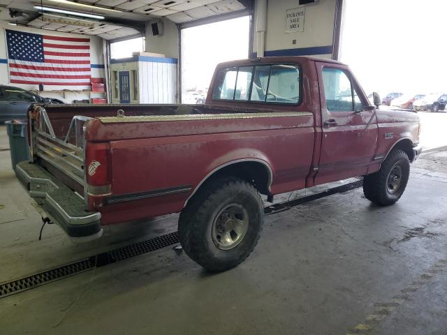 2FTEF14N9MCA07284 - 1991 FORD F150 BURGUNDY photo 3