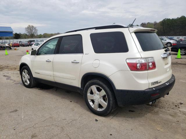 1GKEV33748J278315 - 2008 GMC ACADIA SLT-2 WHITE photo 2