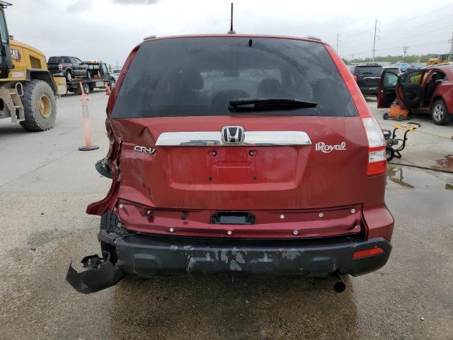 JHLRE38738C032871 - 2008 HONDA CR-V EXL BURGUNDY photo 6