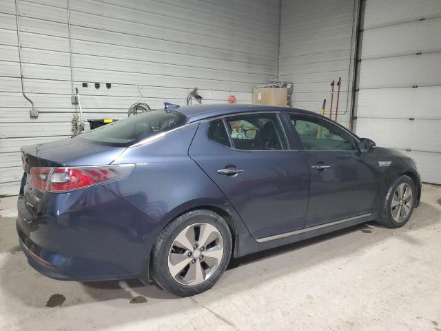 KNAGN4AD8F5088409 - 2015 KIA OPTIMA HYBRID BLUE photo 3