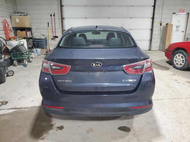 KNAGN4AD8F5088409 - 2015 KIA OPTIMA HYBRID BLUE photo 6