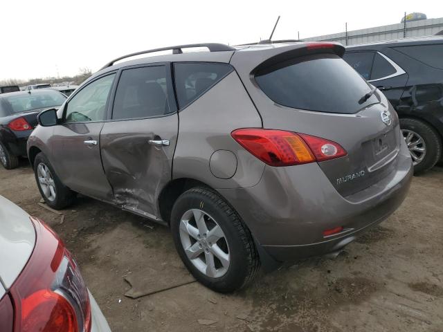 JN8AZ1MW2AW104765 - 2010 NISSAN MURANO S BROWN photo 2