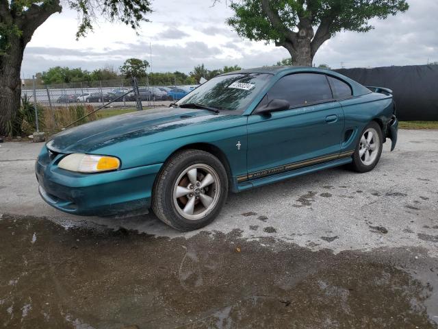 1FAFP4043WF183518 - 1998 FORD MUSTANG GREEN photo 1