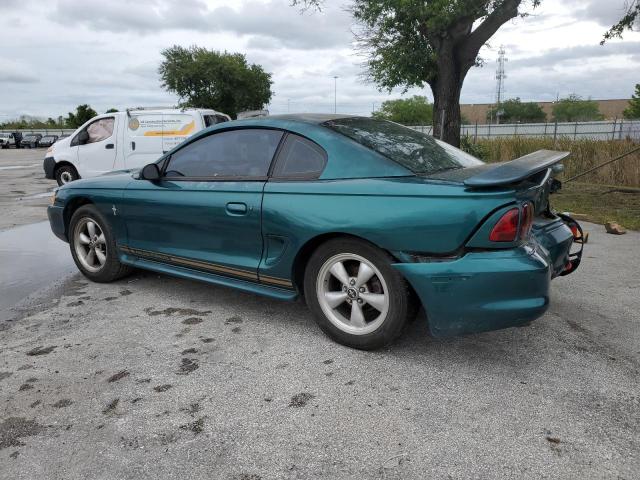 1FAFP4043WF183518 - 1998 FORD MUSTANG GREEN photo 2