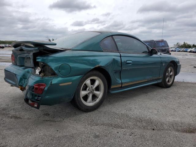 1FAFP4043WF183518 - 1998 FORD MUSTANG GREEN photo 3