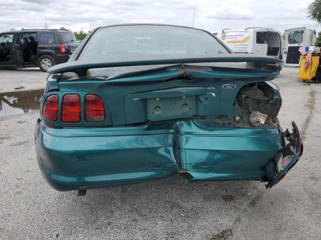 1FAFP4043WF183518 - 1998 FORD MUSTANG GREEN photo 6