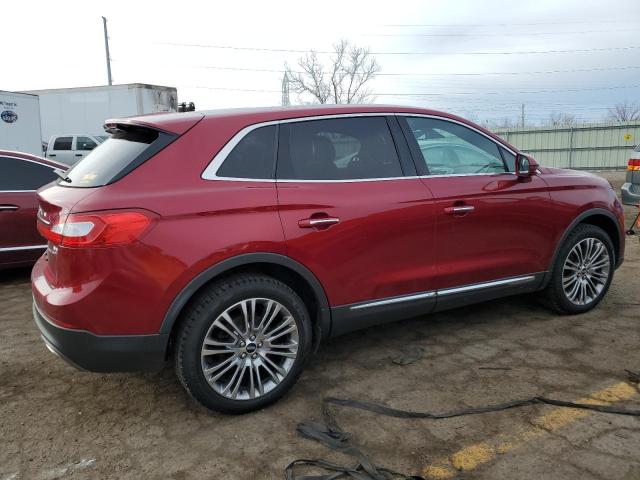 2LMTJ8LRXGBL58993 - 2016 LINCOLN MKX RESERVE RED photo 3