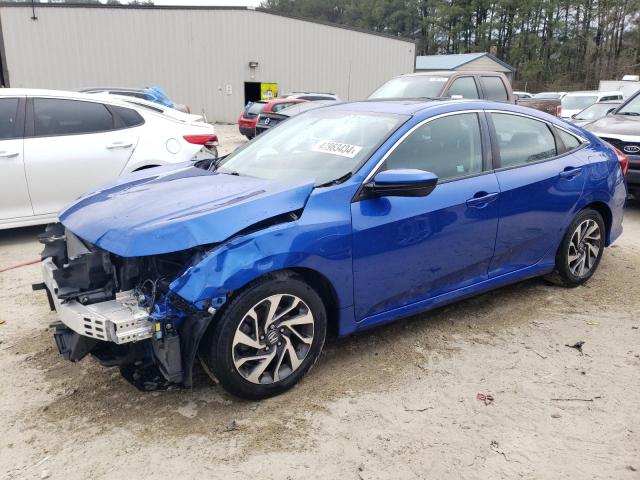 2HGFC2F76GH565622 - 2016 HONDA CIVIC EX BLUE photo 1