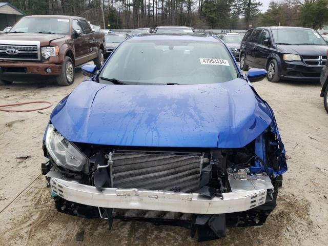 2HGFC2F76GH565622 - 2016 HONDA CIVIC EX BLUE photo 5