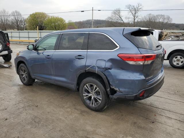 5TDZZRFH7JS249036 - 2018 TOYOTA HIGHLANDER LE BLUE photo 2