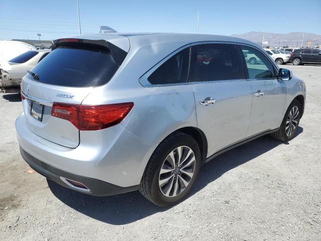 5FRYD4H49EB020101 - 2014 ACURA MDX TECHNOLOGY SILVER photo 3