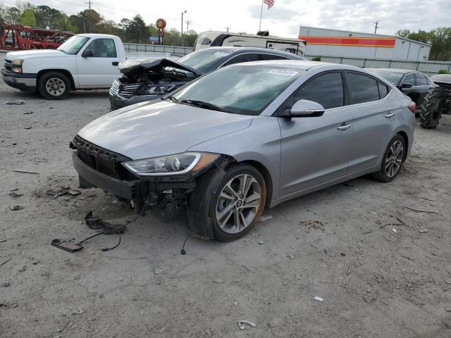 5NPD84LF7HH090067 - 2017 HYUNDAI ELANTRA SE GRAY photo 1