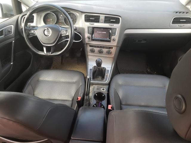 3VWRA7AU3FM073784 - 2015 VOLKSWAGEN GOLF TDI SILVER photo 8