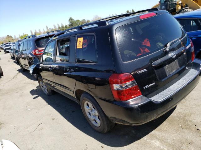 JTEEP21A470208702 - 2007 TOYOTA HIGHLANDER SPORT BLACK photo 2