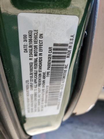 4S3BH6866Y6657410 - 2000 SUBARU LEGACY OUTBACK LIMITED GREEN photo 13