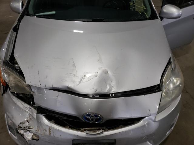 JTDKN3DU2A0154316 - 2010 TOYOTA PRIUS SILVER photo 11