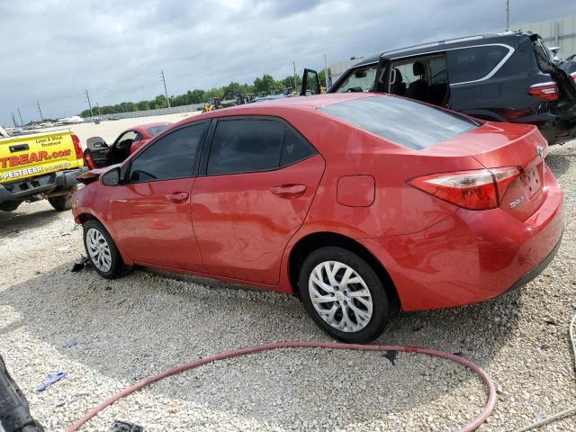 5YFBURHE9KP886622 - 2019 TOYOTA COROLLA L RED photo 2