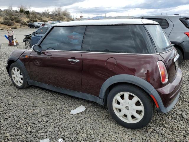 WMWRC33463TC43426 - 2003 MINI COOPER BURGUNDY photo 2