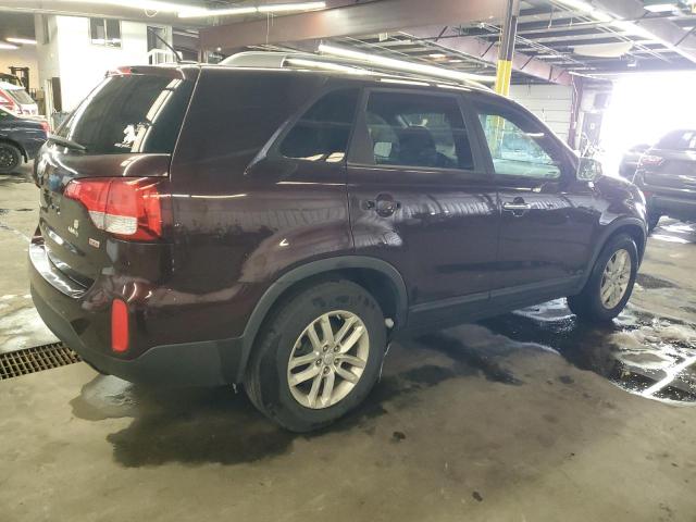 5XYKT4A69EG449656 - 2014 KIA SORENTO LX MAROON photo 3