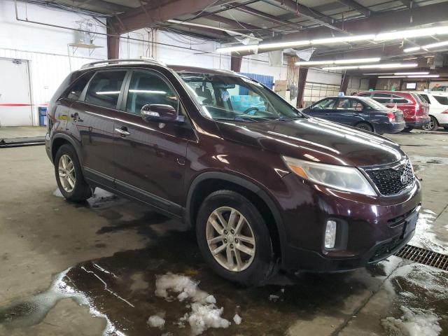 5XYKT4A69EG449656 - 2014 KIA SORENTO LX MAROON photo 4