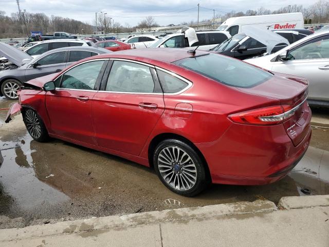 3FA6P0HDXHR170459 - 2017 FORD FUSION SE MAROON photo 2