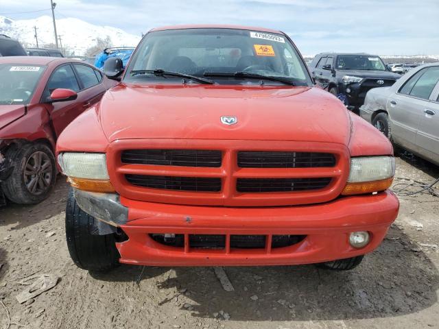 1B7HG38N02S539418 - 2002 DODGE DAKOTA QUAD SPORT RED photo 5