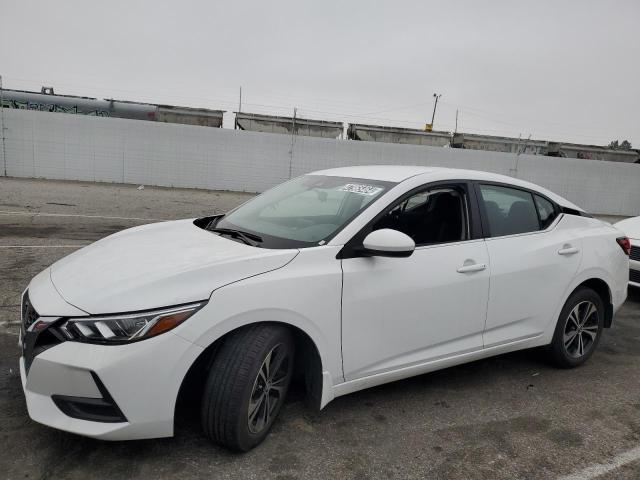 3N1AB8CV1NY308699 - 2022 NISSAN SENTRA SV WHITE photo 1